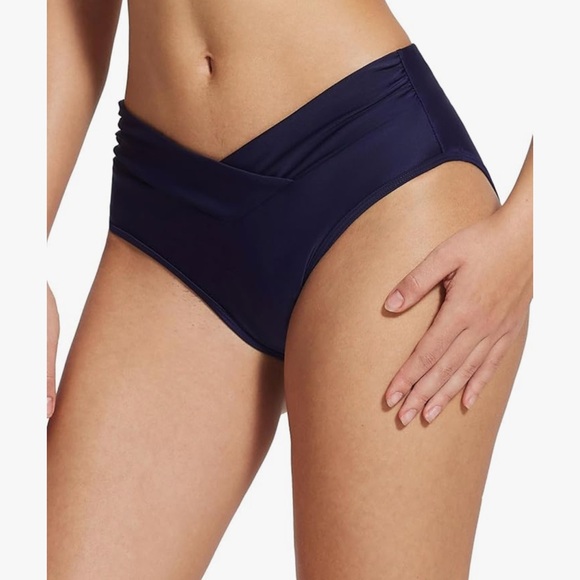 BALEAF Modest Bikini Bottom High Waisted Full Coverage  nwt - Picture 1 of 12